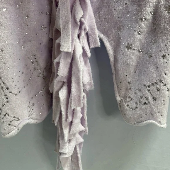 Nicole Miller Kids Wearable Unicorn Blanket Wrap Hooded Pockets Tail Lavender - Picture 6 of 8